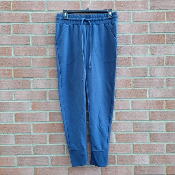 Free People Women’s FP Movement Sunny Skinny Sweatpants - Slate Blue small - Picture 3 of 8